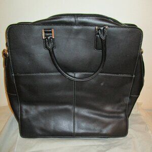 Levenger Black Leather Briefcase